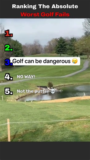 Ranking Golf Fails That Get Progressively WORSE!