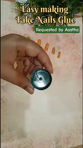 Easy making Fake Nails Glue 💅|#viral #shortsfeed #shorts #shortvideo #short #trending #youtubeshorts