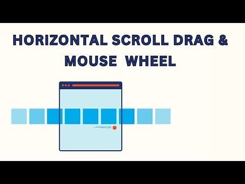 React Horizontal Scroll : Drag and Mouse Wheel