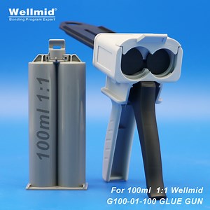 [Hot Item] Epoxy Ab Glue Gun 100ml Dual Cartridge 1: 1 Mix Ratio Adhesive Dispensing