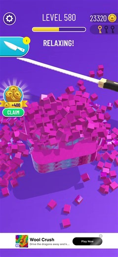 Soap cutting 580 ASMR Satisfying and relaxing game