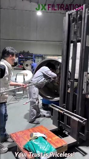 JX Filtration-Bag Filter Installation Operation for Bag Filter Housing