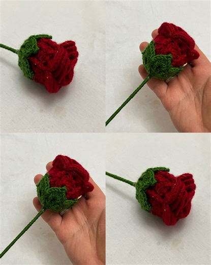 How to Crochet a Rose 🌹 | Step by Step Easy Flower Tutorial part 1 👉 The rest is in the next video #crochet #fblifestyle | Easy Knitting