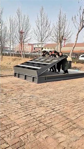 Installing Foldable Frame Truck Scale With Hinge !