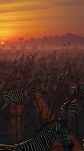 A Wild Zebra Racing Through the Open Plains 🦓🌾 #wildlife #nature #safari