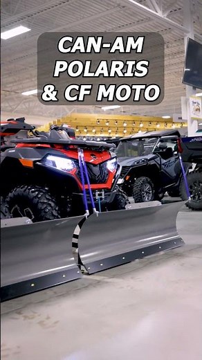 JUST ARRIVED | ATV SNOW PLOW PACKAGES | CAN-AM POLARIS and CFMOTO