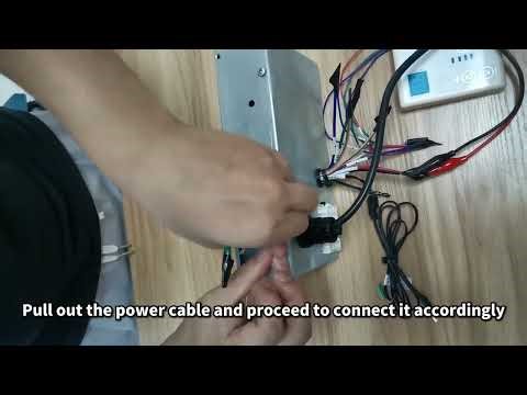 Video of 115V power connection cable wiring main controller Fogatti