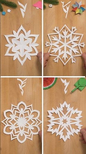 EASY DIY PAPER SNOWFLAKE ❄️ FOLDING FUN INCLART