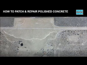 How to Patch and Repair Polished Concrete Floors and Polishable Overlay