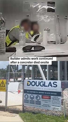 1.1M views · 7.8K reactions | When a worker dies onsite, a bit of concrete can wait.  | CFMEU Construction & General QLD/NT | Facebook