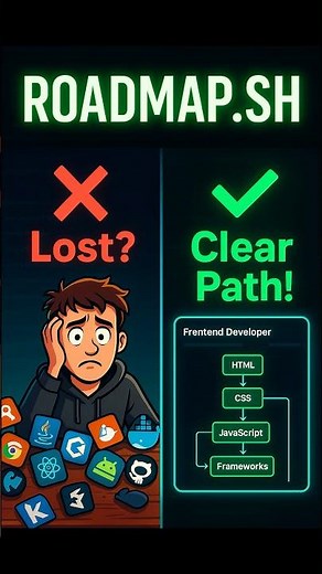 Lost on Your Dev Path? 🗺️ Find Direction with Roadmap.sh!