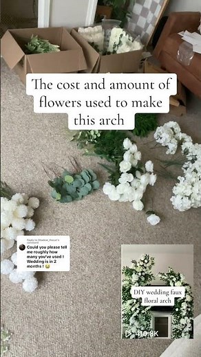 Diy wedding arch tutorial with floral arrangements #weddingarch #floralarch