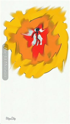 stick man animation , flying clip # animation #yt short video # with mobile phone # flipaclip.