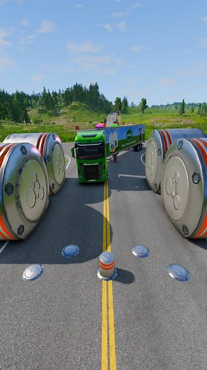 #truck #beamng #beamngdrive #trucker #crash #fun #crashing #car #game #gaming #animation | Master Beamng