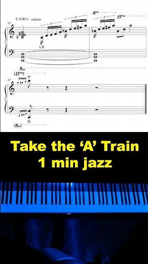 Take the ‘A’ Train - sheet music https://www.mymusic5.com/ja/jimsmusic/491805 #piano #jazz