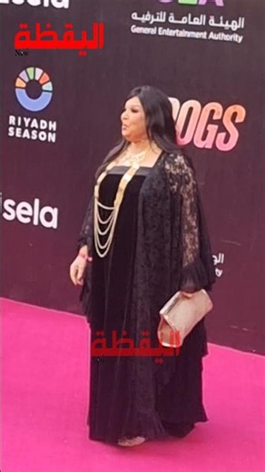 Fifi Abdou the action star with Mousa, producer of the film "Assad", at the premiere of the film ...