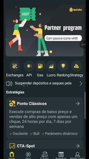 NOVA ESTRATÉGIA DO ROBÔ APOLLO BOT #apollobot #trader #trading