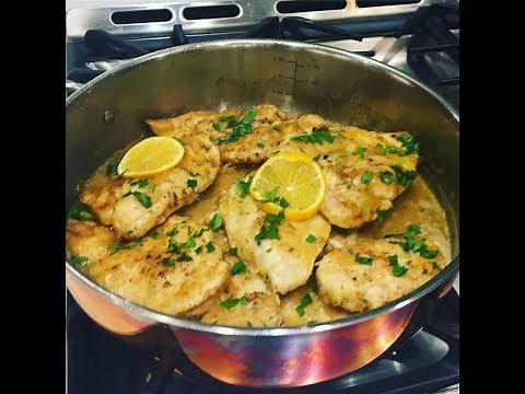 The EASIEST and fastest Lemon chicken in a butter wine sauce.