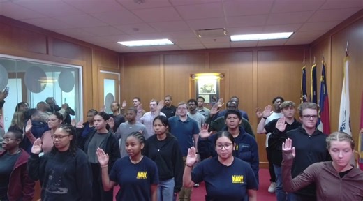Charlotte MEPS Oath of Enlistment, 10:24am, November 10, 2025 | Charlotte MEPS, 12th Battalion, USMEPCOM