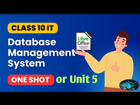 DBMS Class 10th | DATABASE MANAGEMENT SYSTEM CLASS 10 ITAnimated one shot