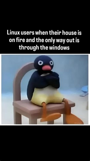 NETBUNCH on Instagram: "Linux users be like: 'I'd rather burn than go through Windows.🔥🪟😂 #CyberSecurity # InfoSecHu# #Thejokes # LinuxLife # CyberHumor # # TechCultur #community #SecOps # #CyberSecurty # TeachLife"