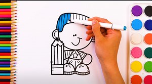 Interactive coloring for color education