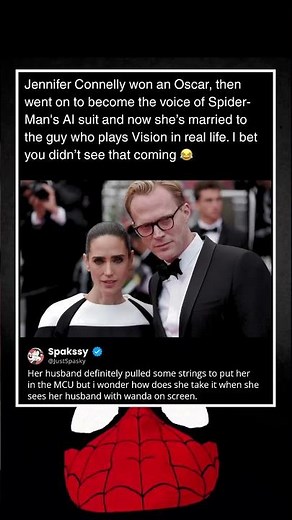 Jennifer Connelly won an Oscar, then went on to become the voice of Spider-Man's AI suit and