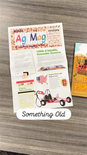30 reactions | It’s a love story, corn edition!  Something Old - Corn Ag Mag from 2000  Something New - brand new corn harvest book, “It’s Corn Picking Time” by @jillesbaum from @nealporterbooks ️ Something Borrowed - The Mystery of Corn reader from @ilcorn  Something Blue - blue corn chips | Illinois Agriculture in the Classroom | Facebook