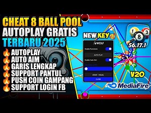 WOLF AUTOPLAY GRATIS ❗ CHEAT 8 BALL POOL MOD APK TERBARU 2026 GARIS PANJANG NO ROOT