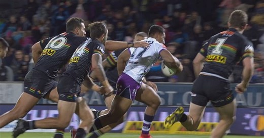 Seve gets first NRL try