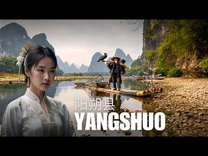 Yangshuo, China | 4K HDR Walking Tour through Karst Mountains & Li River Countryside
