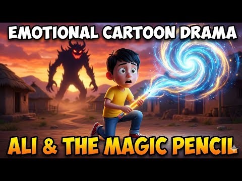 The Magic Pencil | Emotional Cartoon Drama Story | Cartoon Story