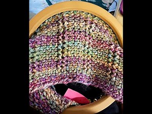 Owl Eye Lightning Blanket Loom Knit