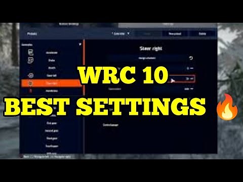 WRC 10 BEST CONTROLLER SETTINGS 🔥