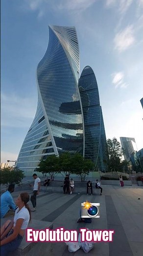 The Evolution Tower located on Moscow International Business Center. #russia #moscow #evolutiontower