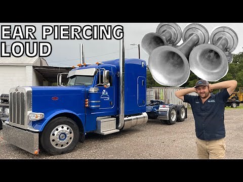 I Bought the LOUDEST Train Horns for the Peterbilt, Full Install Video!