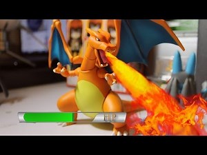 Pokémon Stop-Motion Battle: Charizard Vs Lucario