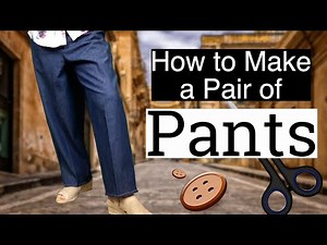 How to Make a Pair of Pants | The Sewing Room Channel