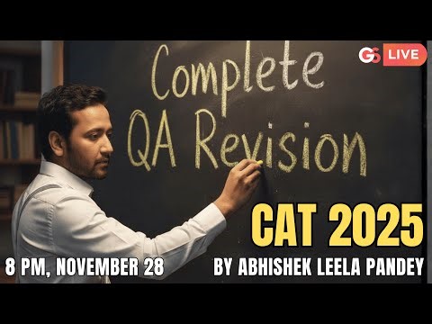 Secrets to CRACK CAT 2025 QUANT with Abhishek Leela Pandey's LIVE Session | Complete Quants Marathon