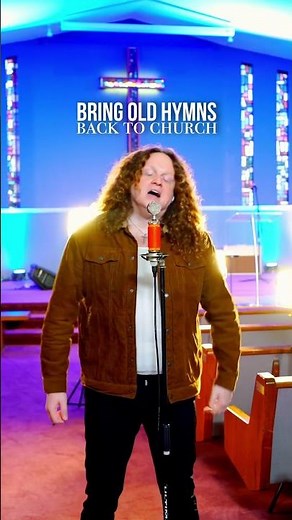 Singing the old church hymn victory in Jesus