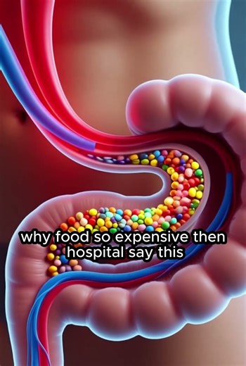 How Your Body Breaks Down Food – Transparent Organs #shorts