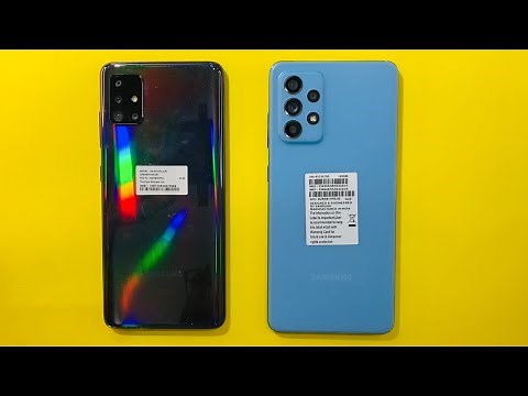 Samsung Galaxy A51 vs Samsung Galaxy A52 / Android 12