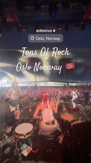 The Warning - Pau Cam / Stage Shot - Tons Of Rock in Oslo Norway 🔥 June 25, 2026