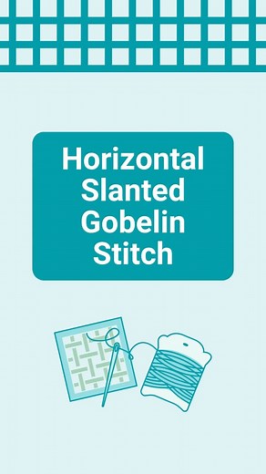 Needlepoint.Com on Instagram: "It's time for another New Stitch Sunday! Today, we're mastering Horizontal Slanted Gobelin - a sleek stitch that adds beautiful texture and dimension to your canvas. . . . #Needlepoint #NeedlepointDesign #NeedlepointNation #NeedlepointOfInstagram #NeedlepointForFun #Handmade #StitchersOfInstagram #Embroidery #CrossStitch #FiberArt #Needlepoint.Com"