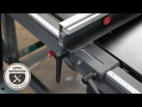 Eigenbau Längsanschlag/Parallelanschlag Formatkreissäge - Prinzip und Funktion