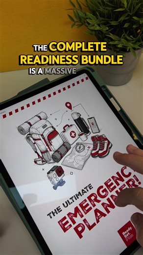 Turn Panic into a Process 🛡️ Emergencies don’t give warnings. When the power fails or roads close, don’t scramble—have a plan. 🚨 ✅ 45-Page Emergency Planner (Templates & Logs) ✅ 130-Page 72-Hour Bag Guide ✅ Use on iPad, Laptop, or Print-at-Home 👉 Download the system instantly and start planning today: https://readysetplan.shop/products/the-complete-readiness-bundle #preparedness101 #templates #preparedness #prepper #disaster