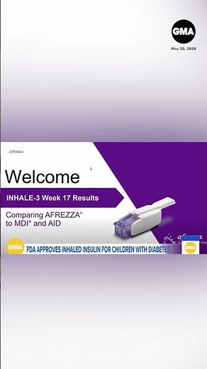 On Friday, the FDA expanded its approved use of Afrezza for kids six years and older