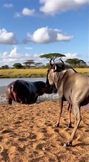 Hippo vs Antelope