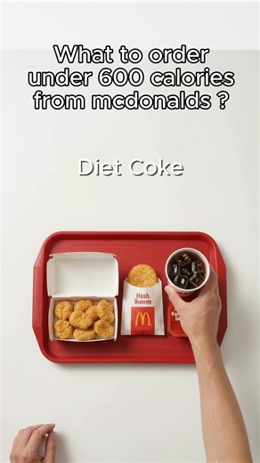 595 Calorie McDonald's Order With 25g Protein | 10-Piece Nuggets Meal