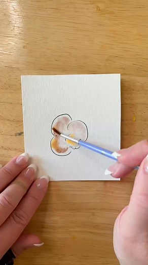 AMERICAN SIGN LANGUAGE WORD OF THE DAY: POPCORN #jillestark #tutorial #watercolors #deafartist #asl #americansignlanguage | Jill E. Stark